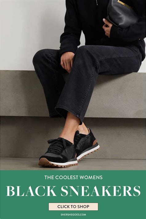 best black sneakers for women.